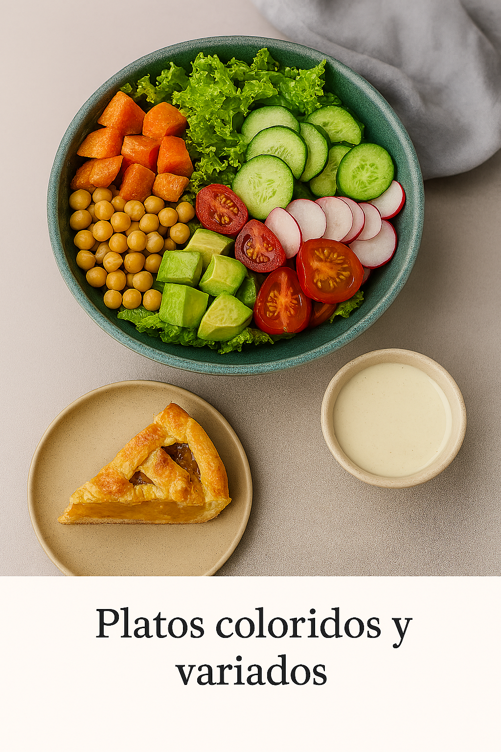 Esto es una muestra de uno de los postres que podemos encontrar en Cocina con Alma - Recetas saludables desinflamatorias, donde la variedad de colores en los alimentos puede ser el principio del cambio para alcanzar una alimentación saludable.